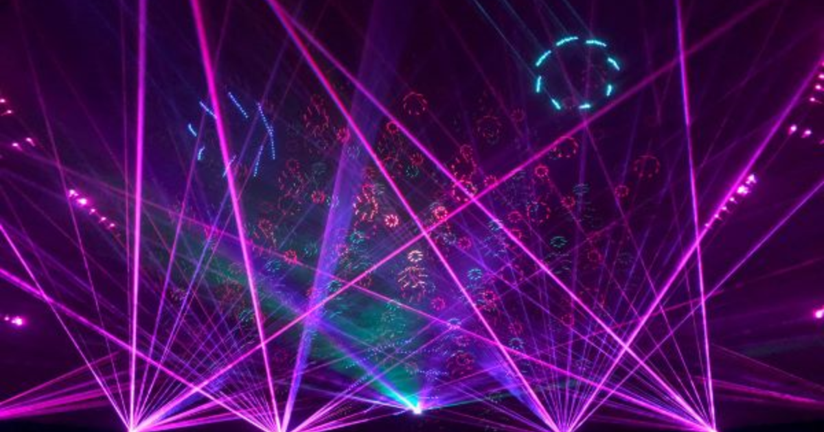 dj laser lights wallpaper